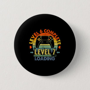 Level 6 Complete 6 Anniversary Gift 6th Wedding An Button