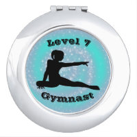 Level 7 Gymnast - (Level # can be changed) Compact Mirror