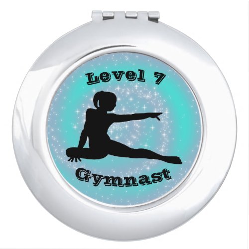 Level 7 Gymnast _ Level  can be changed Compact Mirror