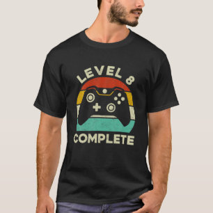 Level 8 Complete Gift Celebrate 8Th Wedding Annive T-Shirt