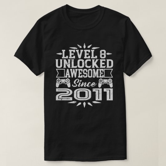 level 8 unlocked t shirt