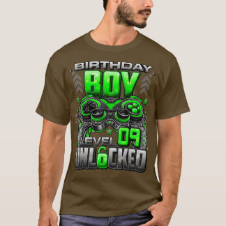 Level 9 Unlocked Awesome Since 2014 9th Birthday G T-Shirt