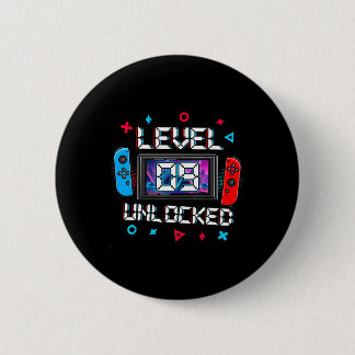 Level 9 Unlocked Gamer 9th Birthday Gift Video Gam Button