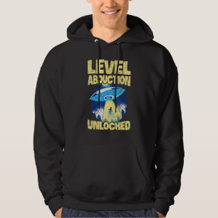 Level Abduction Unlocked For An Alien Nerd Hoodie