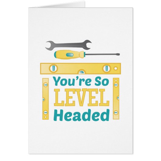 Level Headed Cards (Front)