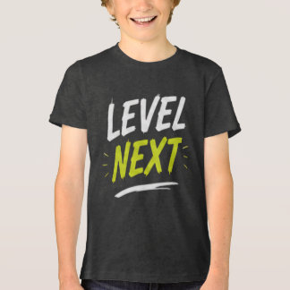 Level Next Gaming T-Shirt for Kids & Teens Tri-Blend Shirt