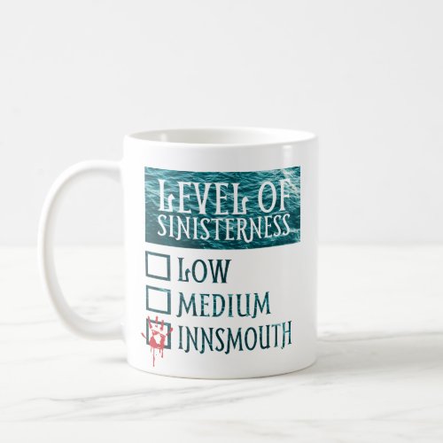 Level of Innsmouth Lovecraft Coffee Mug