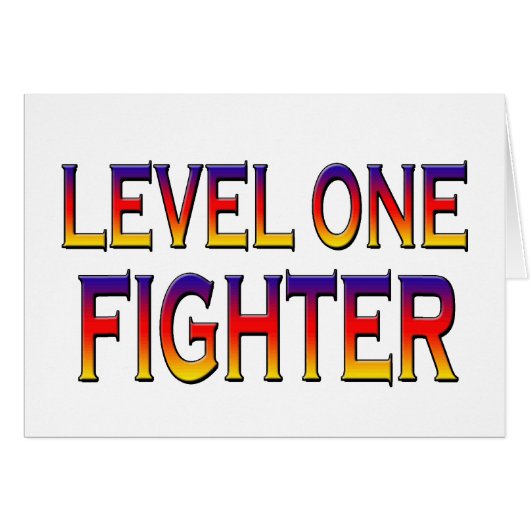 Level one fighter (Front Horizontal)
