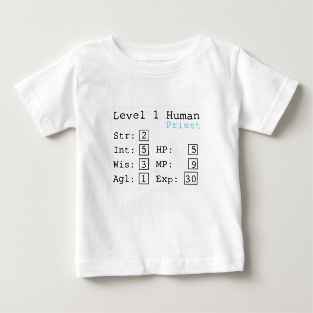Level One Priest Baby T-Shirt (Front)