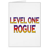 Level one rogue (Front)