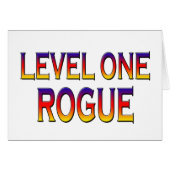 Level one rogue (Front Horizontal)