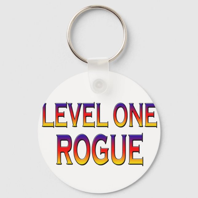 Level one rogue keychain (Front)