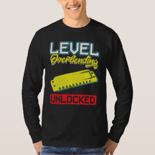 Level Overbending Unlocked Harmonica Player T-Shirt