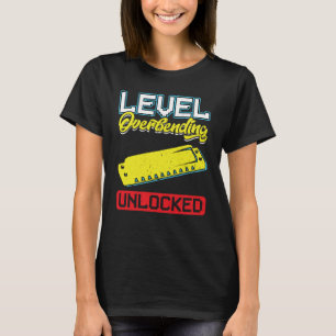 Level Overbending Unlocked Harmonica Player T-Shirt