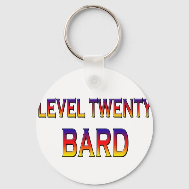 Level twenty Bard Keychain (Front)