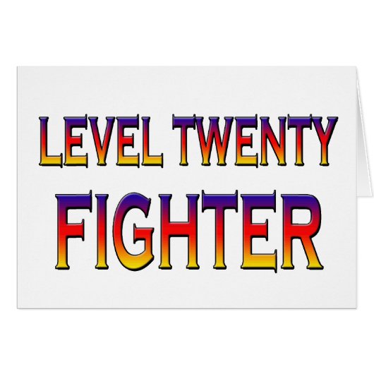 Level twenty fighter (Front Horizontal)