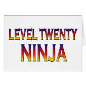 Level twenty ninja (Front Horizontal)