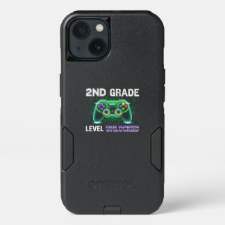 Level Unlocked 2nd Grade Gamer Back To School iPhone 13 Case