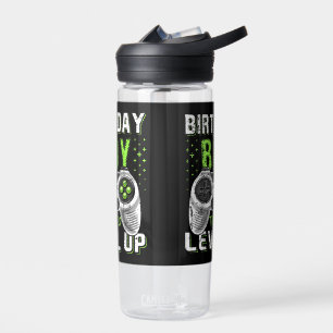 Level Up Birthday Boy Video Game Water Bottle