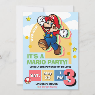 Level Up Birthday Invitation