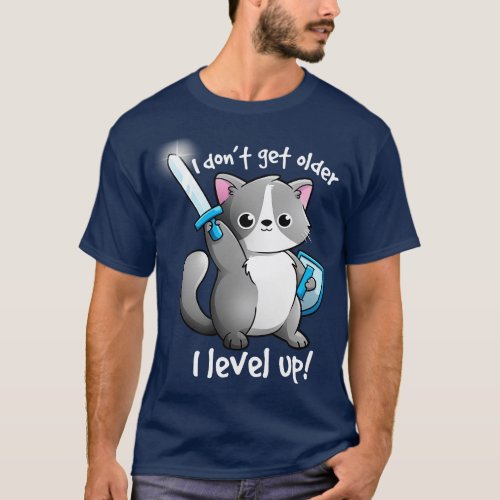 Level up cat T_Shirt