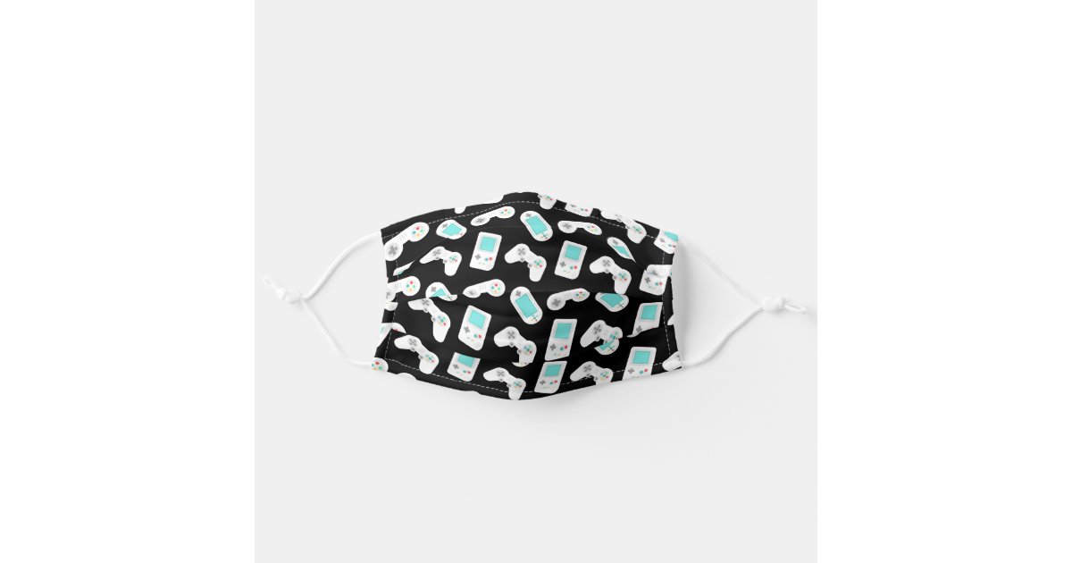 Level Up Cute Gaming Theme Video Game Pattern Adult Cloth Face Mask Zazzle Com Level Up Cute Gaming Theme Video Game Pattern Adult Cloth Face Mask Zazzle Com