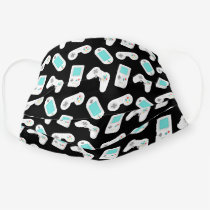 Level Up | Cute Gaming Theme Video Game Pattern Cloth Face Mask
