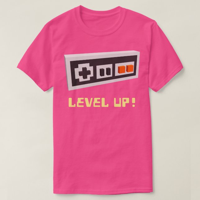 Level up Gamer T-Shirt (Design Front)