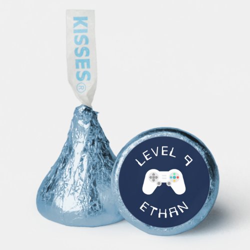 Level Up  Gamer Theme Personalized Birthday Hersheys Kisses