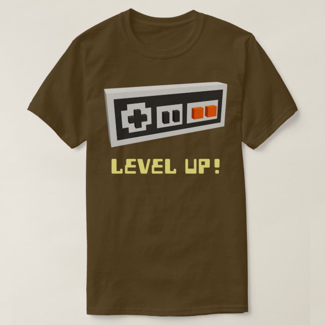 Level up Gamer tshirt (Design Front)