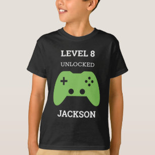 Level Up Gamer Video Game Controller Birthday Kids T-Shirt