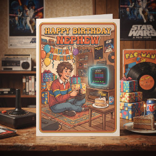 Level Up! Happy Birthday Nephew Card