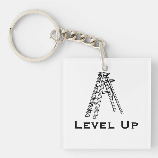 Level Up  Keychain (Front)