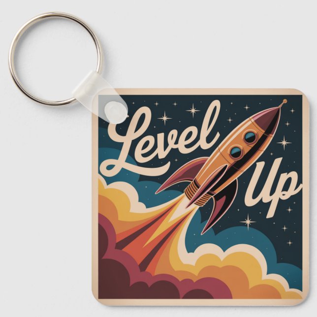 Level Up Keychain (Front)