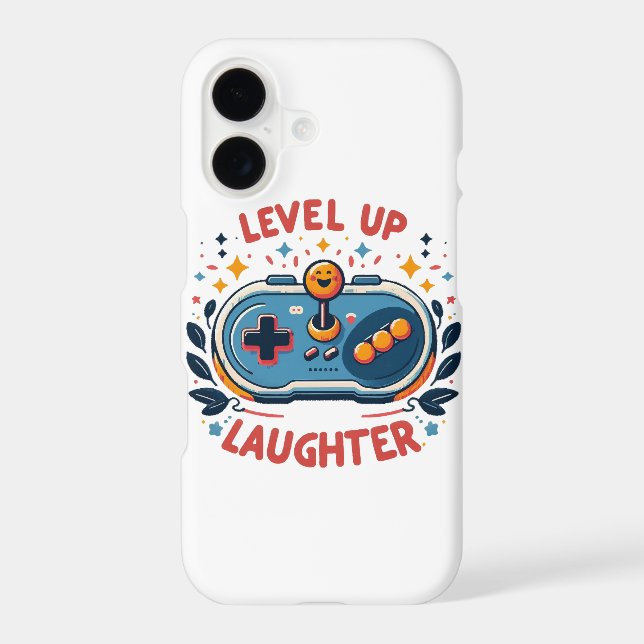 level up laughter iphone case (Back)