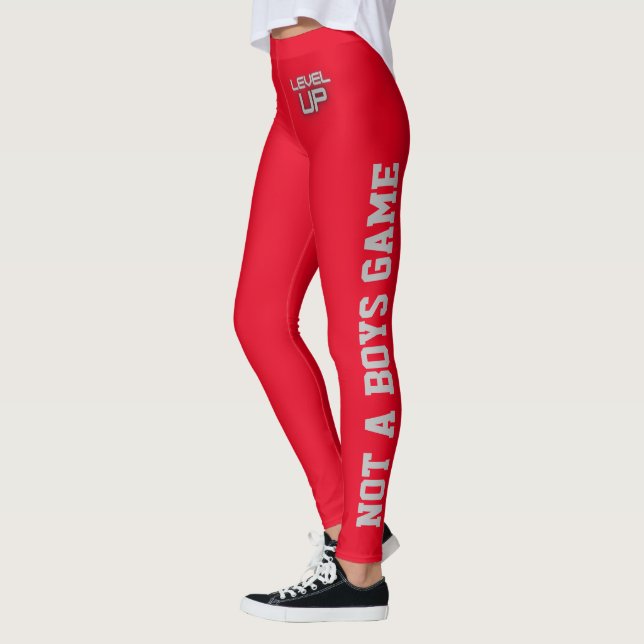 Level Up Not A Boys Game Leggings (Left)