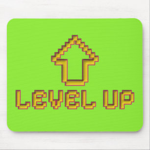 Level Up Pixel Mousepad Retro Gamer