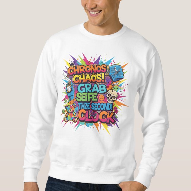 "Level Up Retro Gamer Hoodie" Sweatshirt (Front)