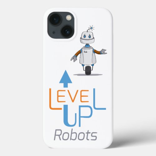 Level Up Robots iPhone 13 case