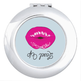 Level Up Round Compact Mirror