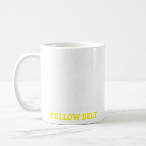 Level Up This Is Now Yellow B Coffee Mug