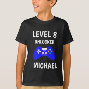 Level Up Video Game Controller Birthday Kids T-Shirt