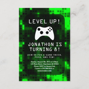 Gamer Party Supplies Video Game Party Supplies Kids Birthday Invitations 15 Video Game Birthday Party Invitations with Envelopes Birthday Invitations for Boys Birthday Party Invitations 