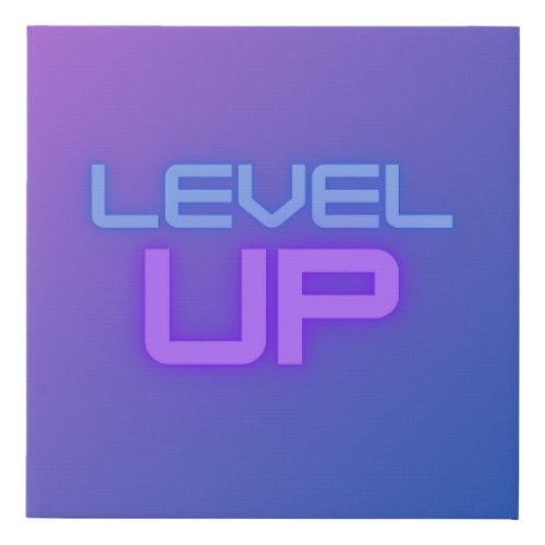 Level Up Wall Art