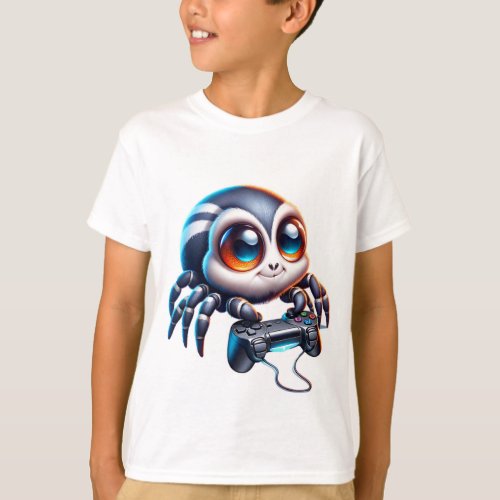 Level Up with Spider Gaming Unique Video Game Tee