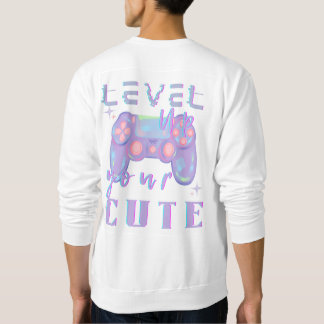 Level Up Your Cute Gaming Style Sweatshirt