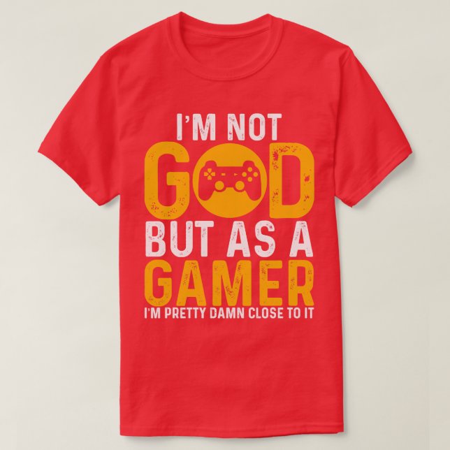 Level Up Your Gaming Skills T-Shirt (Design Front)