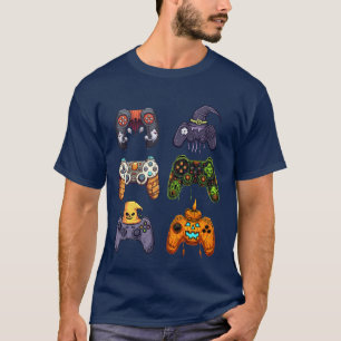 Level Up Your Halloween with Gaming Controllers T-Shirt