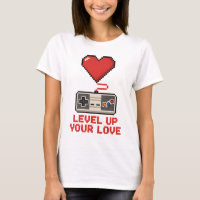 Level Up Your Love, Retro Pixel Gaming Design