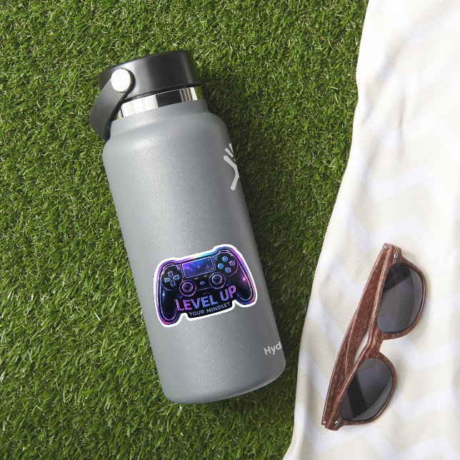 Level Up Your Mindset | Motivational Self  Sticker (HydroFlask Insitu)